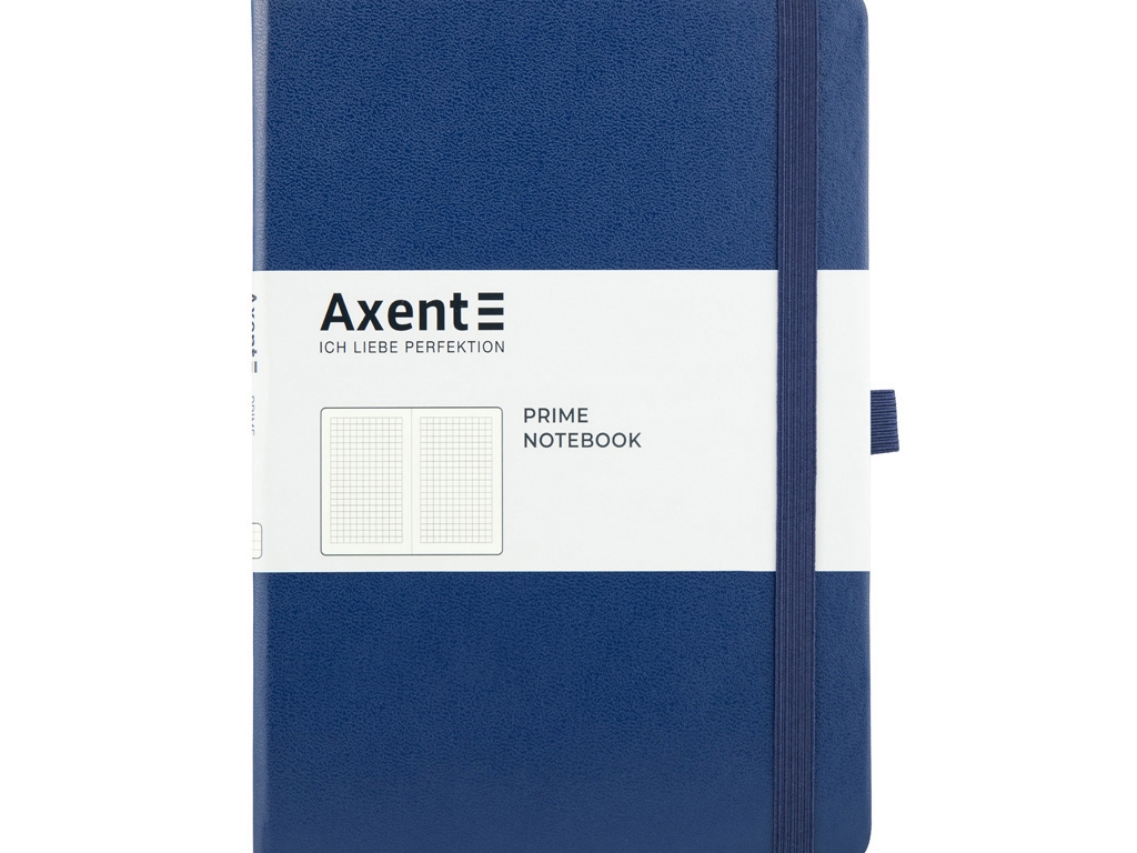 Книга записна в клетку Partner Prime синяя 145х210 мм. 96 листов. Axent 8305-02-A