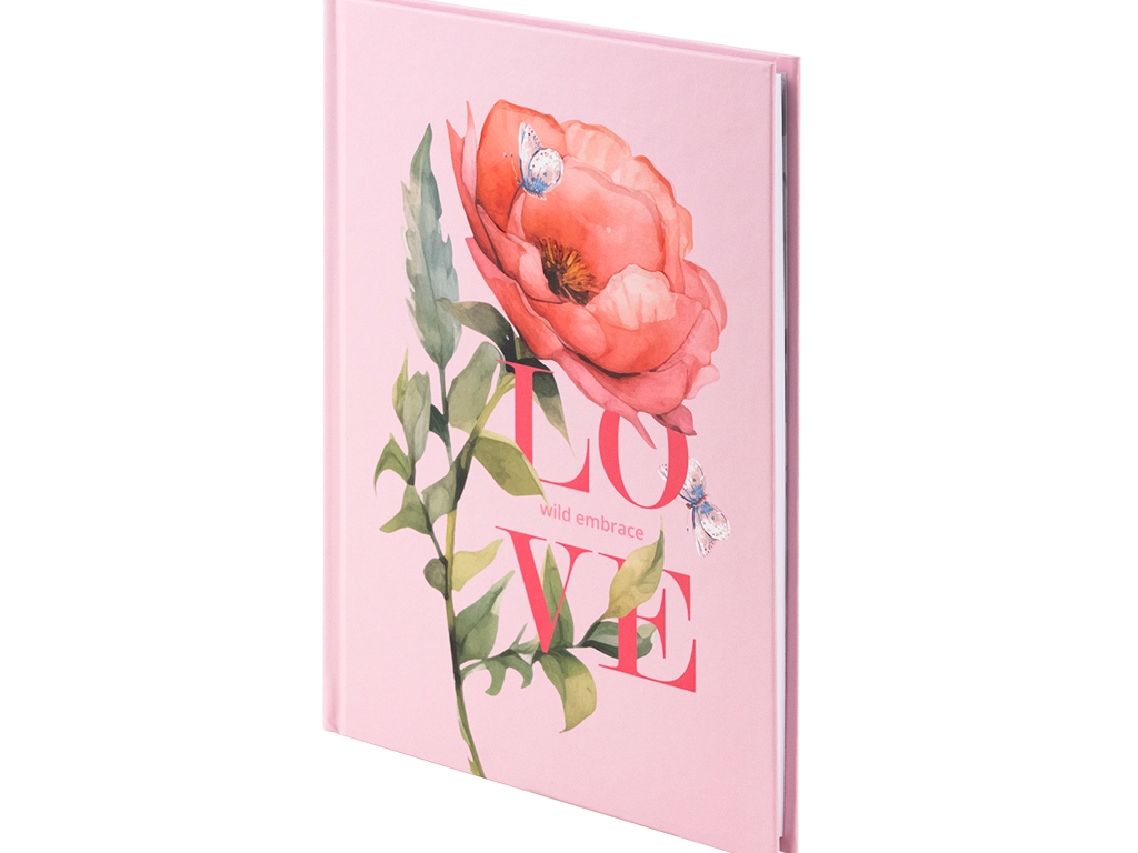 Книга записная в клетку Love А5. 96 листов. Axent 8459-6-A