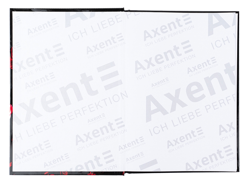 Книга записная в клетку Red fleur А5. 96 листов. Axent 8459-3-A