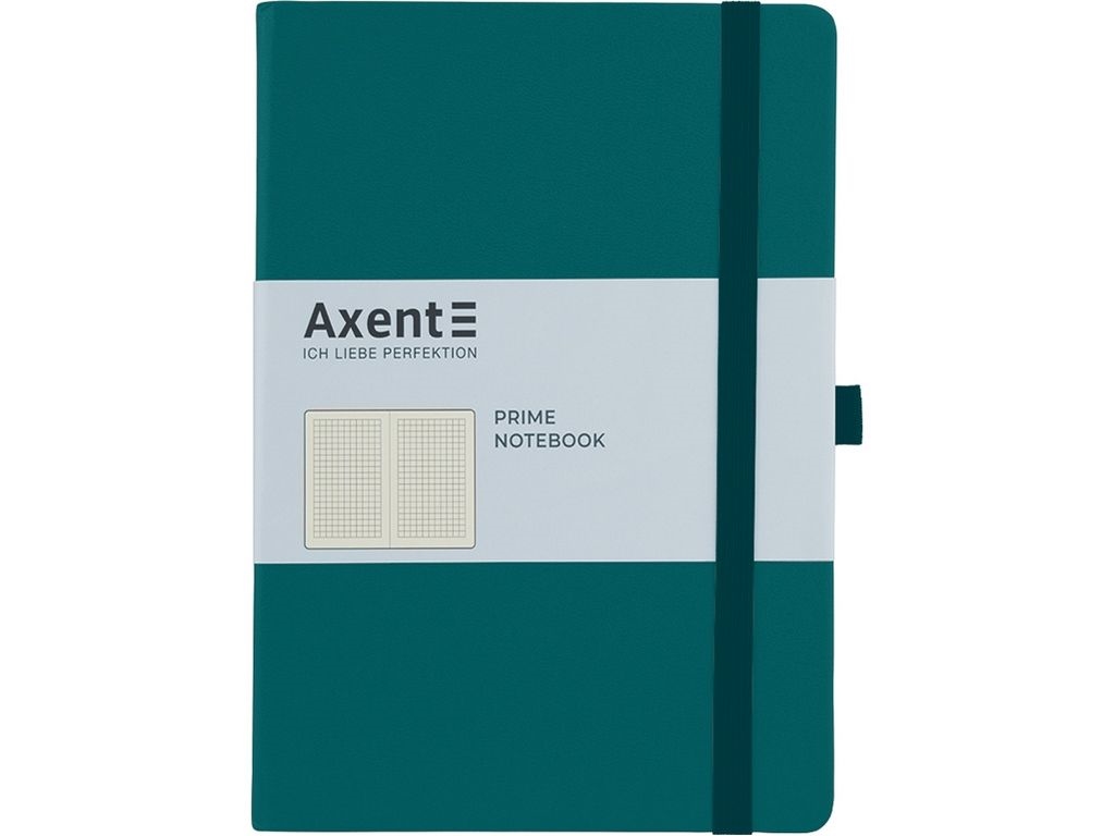 Книга записна у клітинку Partner Prime малахіт А5. 96 аркушів. Axent 8305-31-A