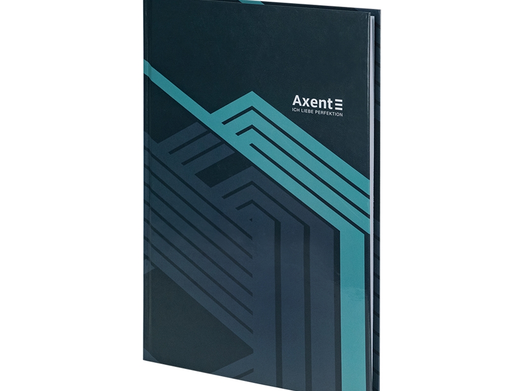 Книга записная в клетку серая Lines А4. 96 листов. Axent 8422-580-A