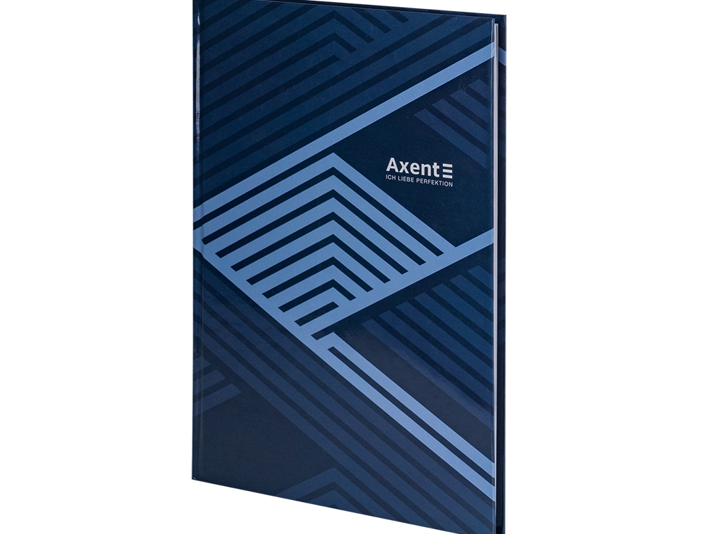 Книга записная в клетку синяя Lines А4. 96 листов. Axent 8422-581-A