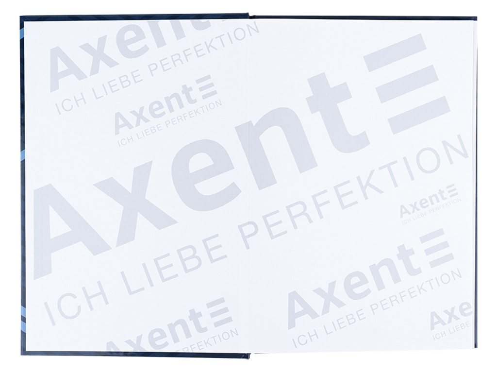 Книга записная в клетку синяя Lines А4. 96 листов. Axent 8422-581-A