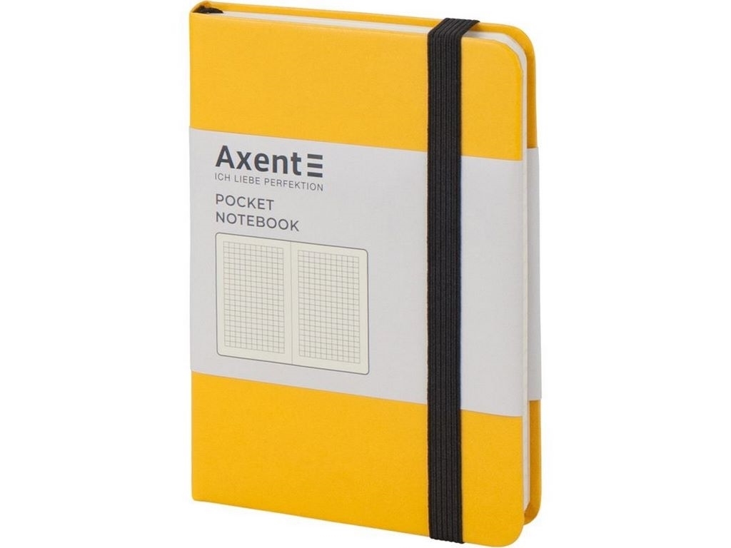 Книга записная в клетку желтая Partner A6-. 96 листов. Axent 8301-08-A