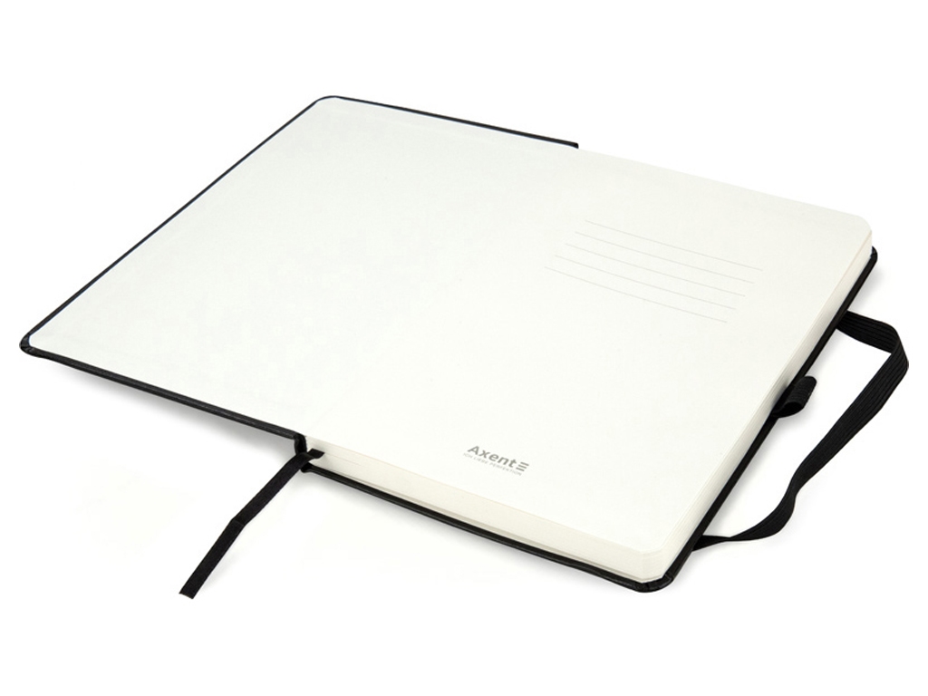 Книга записная в точку Partner чёрная 125х195 мм. 96 листов. Axent 8306-01-A