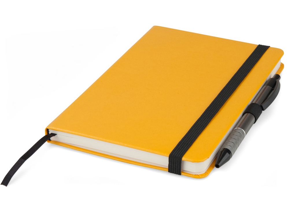 Книга записна у крапку Partner жовта 125х195 мм. 96 аркушів. Axent 8306-08-A