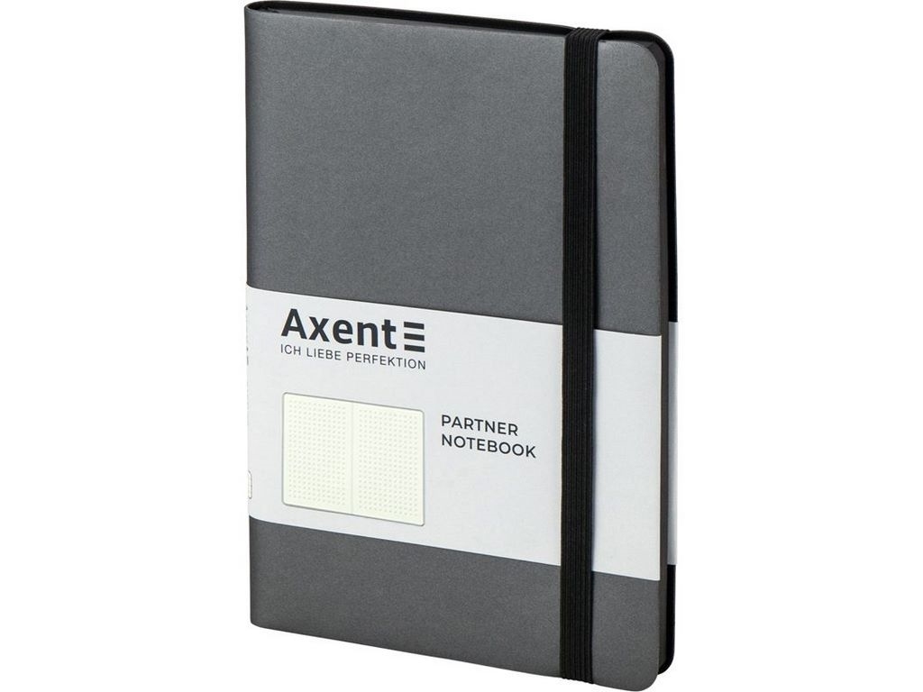 Книга записная в точку серая Partner Soft A5-. 96 листов. Axent 8310-15-A