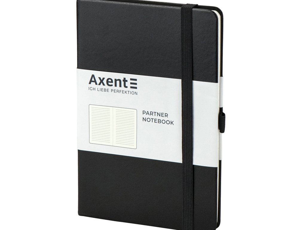 Книга записная в линию Partner A5, 96 листов, с петлей для ручки, Axent