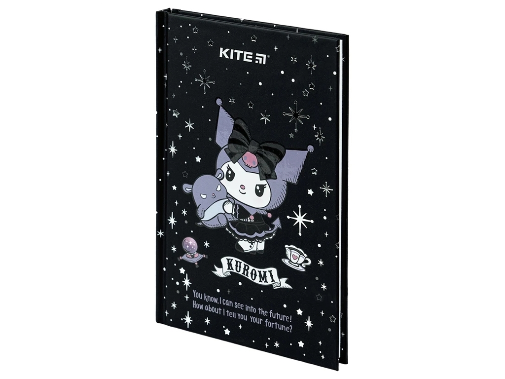 Книга записна в клітинку Куромі А6, 80 аркушів, Kuromi, Kite