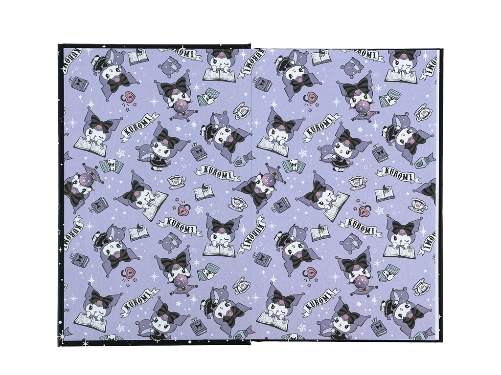 Книга записна в клітинку Куромі А6, 80 аркушів, Kuromi, Kite