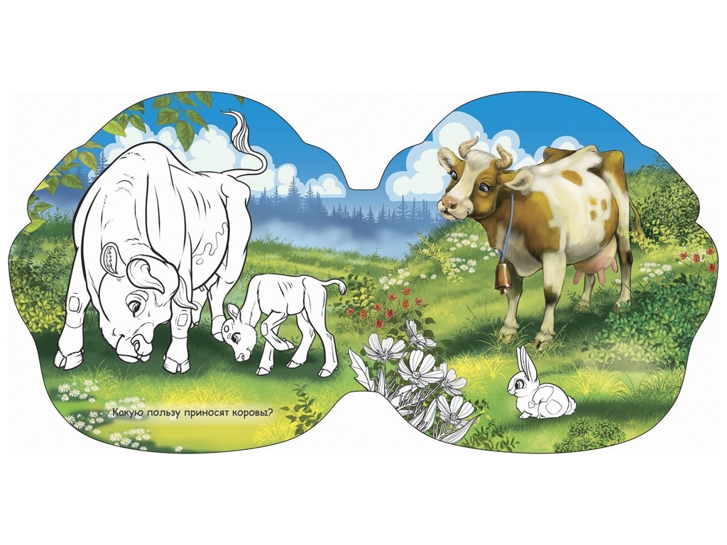 Книжка-вирубка, Домашні тварини, 62 наліпки, 20 розмальовок, Crystal Book