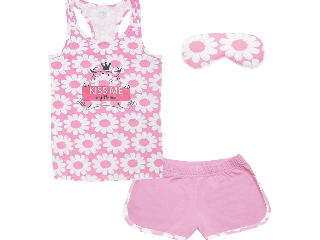 Комплект женский для дома и сна Лягушка KTW-19-3 M розовый, Gabbi