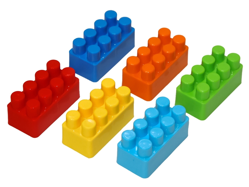 Конструктор Mini Blocks. 6 кольорів 6х3 см. Tigres Tigres 39946