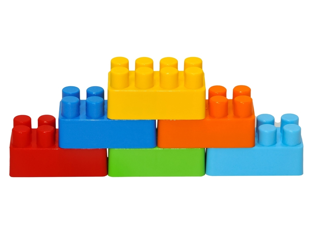 Конструктор Mini Blocks. 6 кольорів 6х3 см. Tigres Tigres 39946