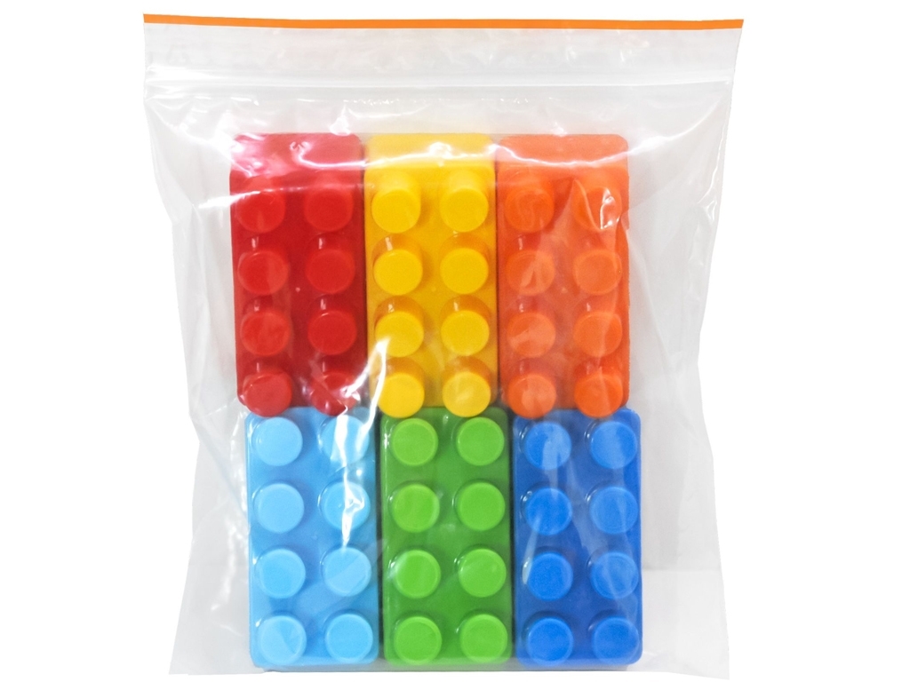 Конструктор Mini Blocks. 6 кольорів 6х3 см. Tigres Tigres 39946