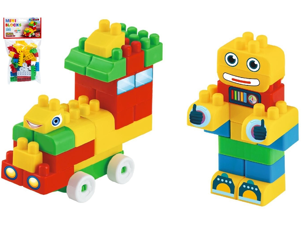 Конструктор Mini Blocks №1, 50 деталей, BAMSIC