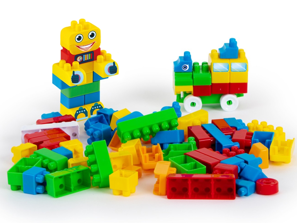 Конструктор Mini Blocks №8, 85 деталей, BAMSIC