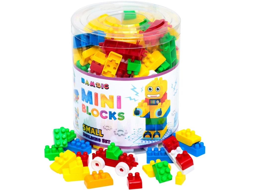 Конструктор Mini Blocks у тубусі №10, 240 деталей, BAMSIC