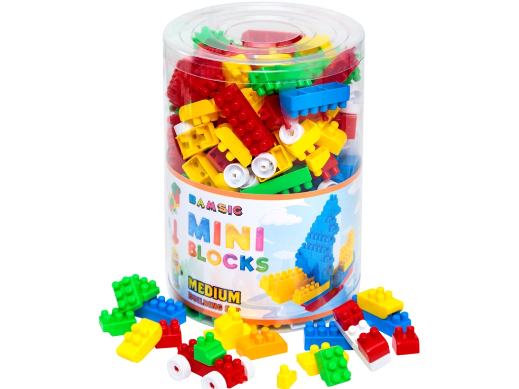 Конструктор Mini Blocks у тубусі №11, 333 деталей, BAMSIC