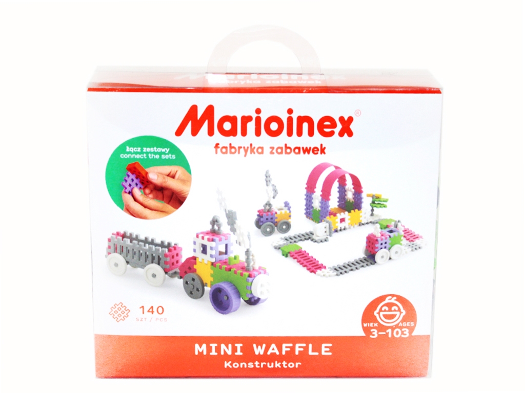 Конструктор MINI WAFFLE №3. Marioinex 902837. 140 деталей