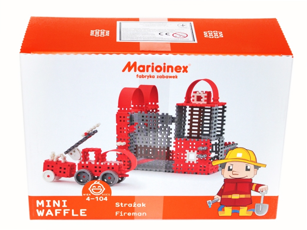 Конструктор MINI WAFFLE FIREMAN. Marioinex 902530. 163 детали