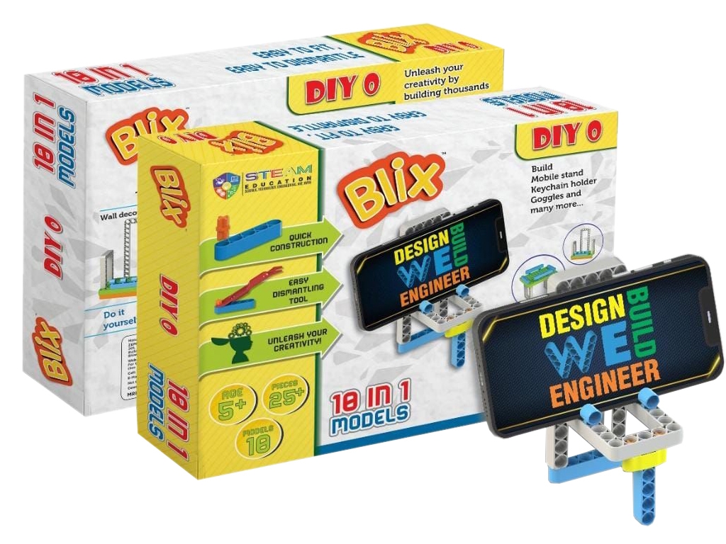 Конструктор поліпропіленовий BLIX. Тримач . 25 елементів. 10 моделів. ZEPHYR 06031