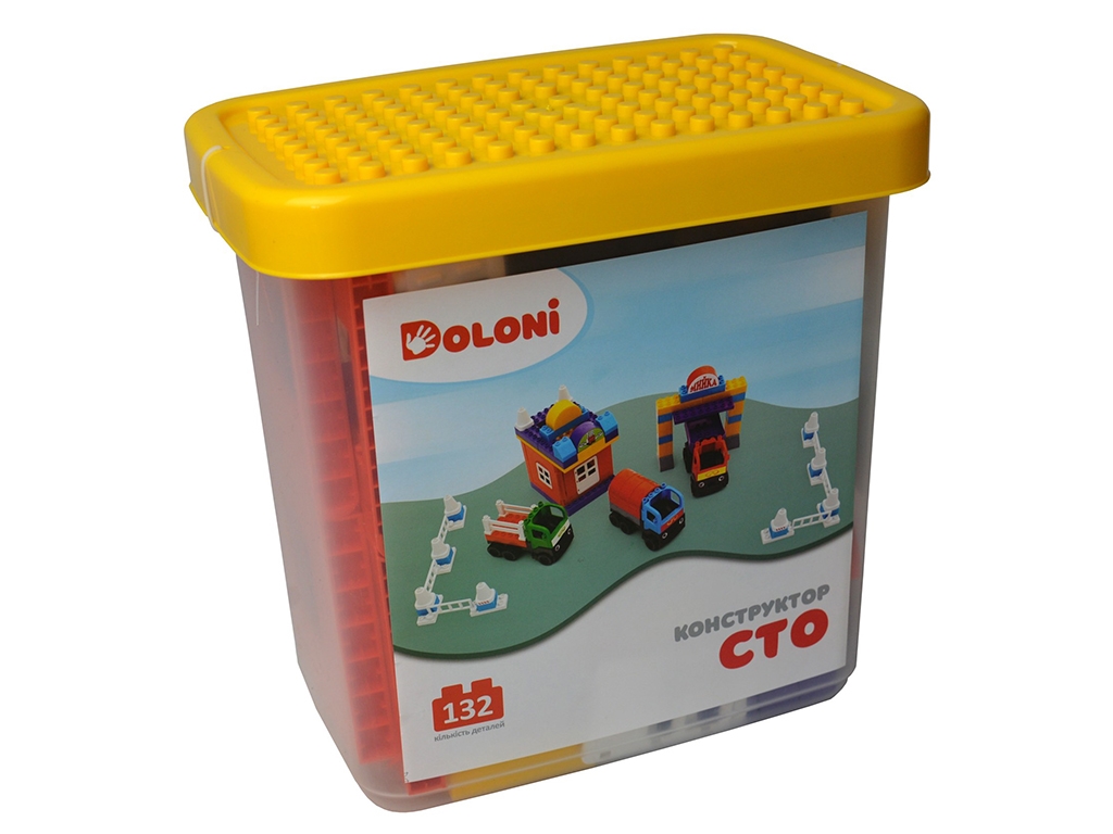 Конструктор СТО. TM Doloni Toys 013888-38. 132 детали.