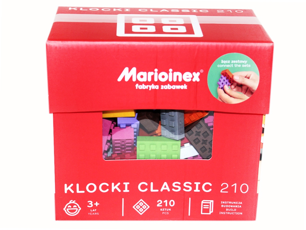 Контруктор KLOCKI CLASSIC. Marioinex 902851. 210 деталей