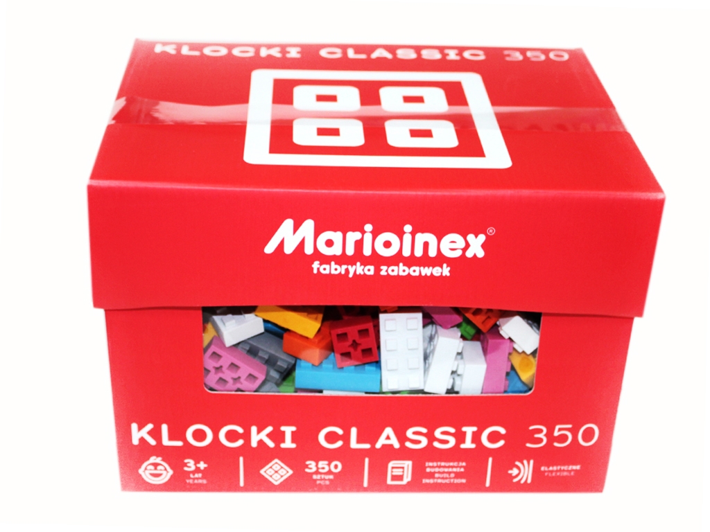 Контруктор KLOCKI CLASSIC. Marioinex 902844. 350 деталей