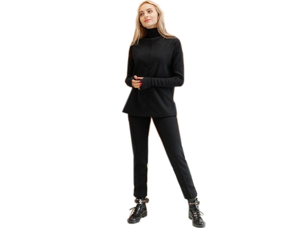 Костюм женский, Брюки Джогер демисезонный L-XL черный, Vivioji