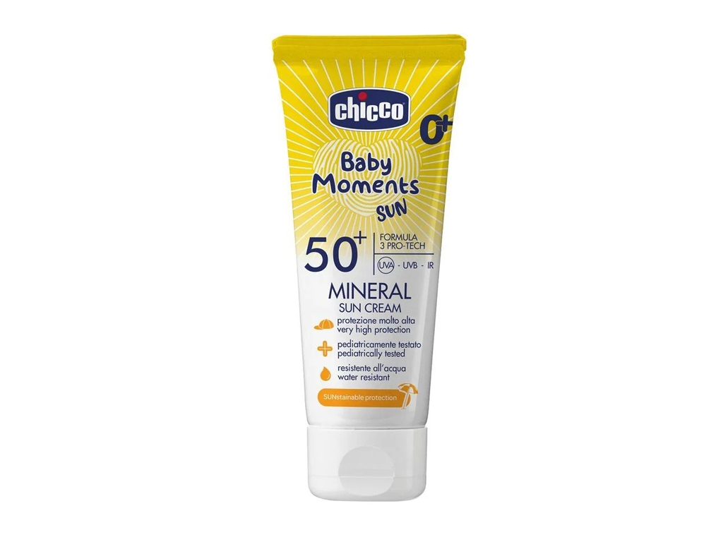 Крем сонцезахисний мінеральний 50 SPF. 75 мл. Chicco 11259.00