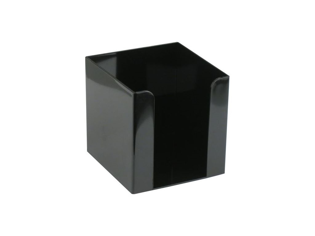 Куб для бумаги пластиковый черный 9x9x9 см. Axent Delta D4005-01