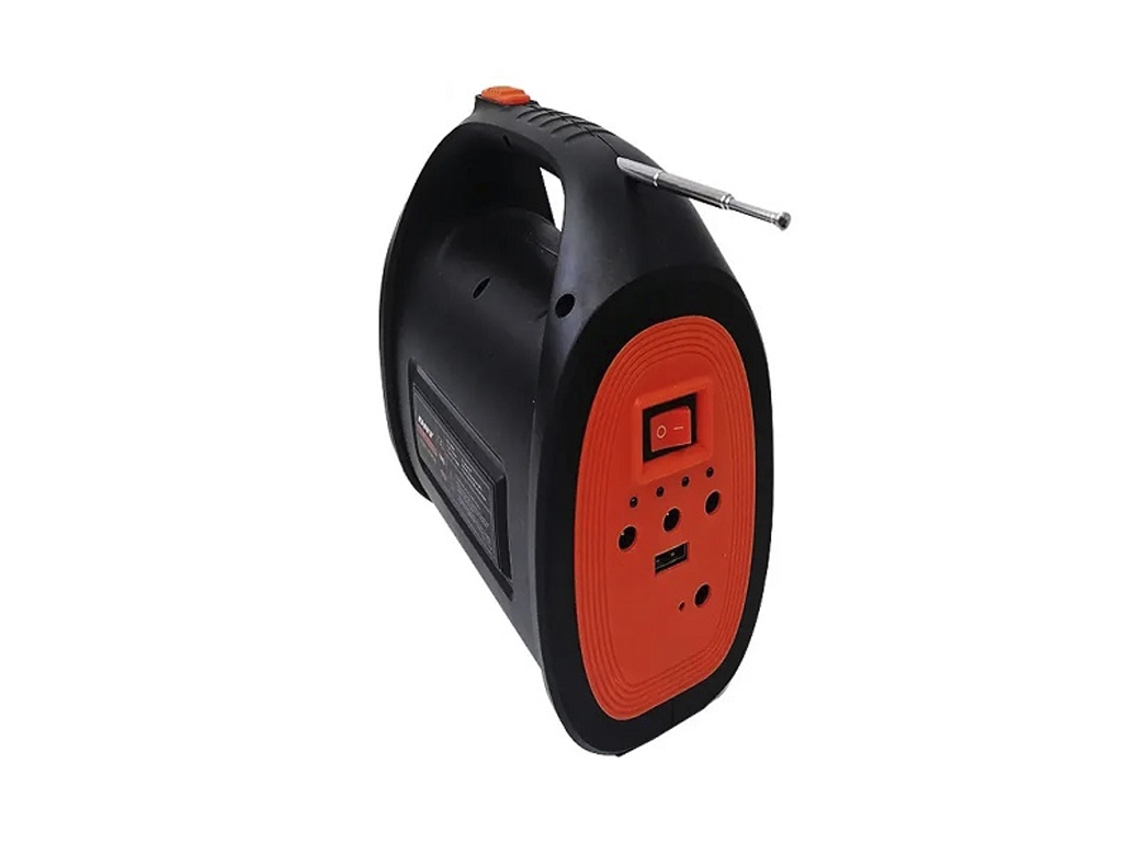 Фонарик светодиодный Bluetooth/MP3/радио солнечная панель аккумулятора 4V9000мА, 20х18 см, AT-9025B