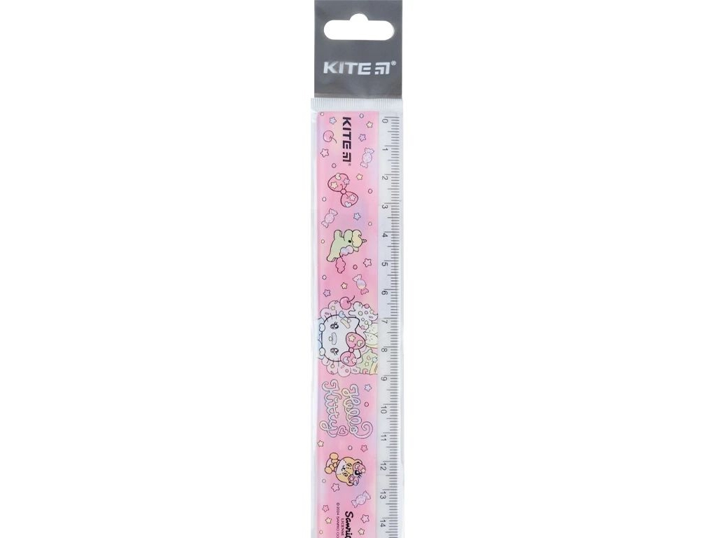 Лінійка пластикова Hello Kitty 15 см, Kite