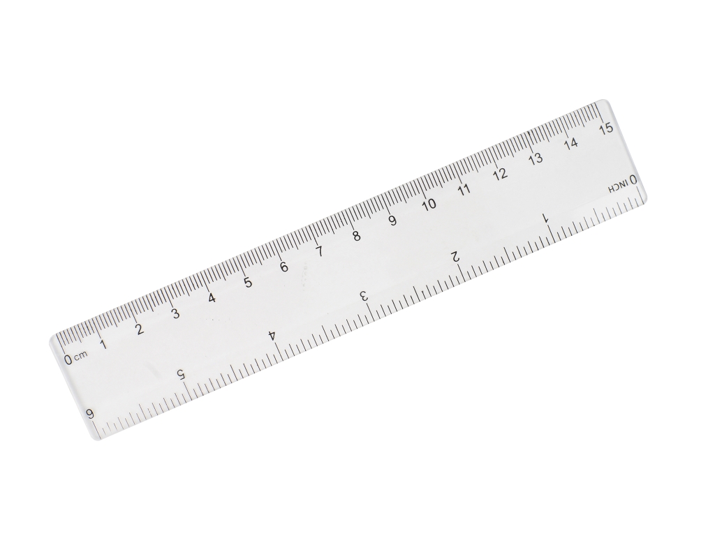 Линейка прозрачная 15 см, ST00306 (цена за 1шт)