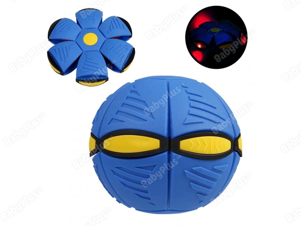 Летающий музыкальный мяч трансформер LED фрисби тарелка Blast Ball disk. Цена за 1 шт.