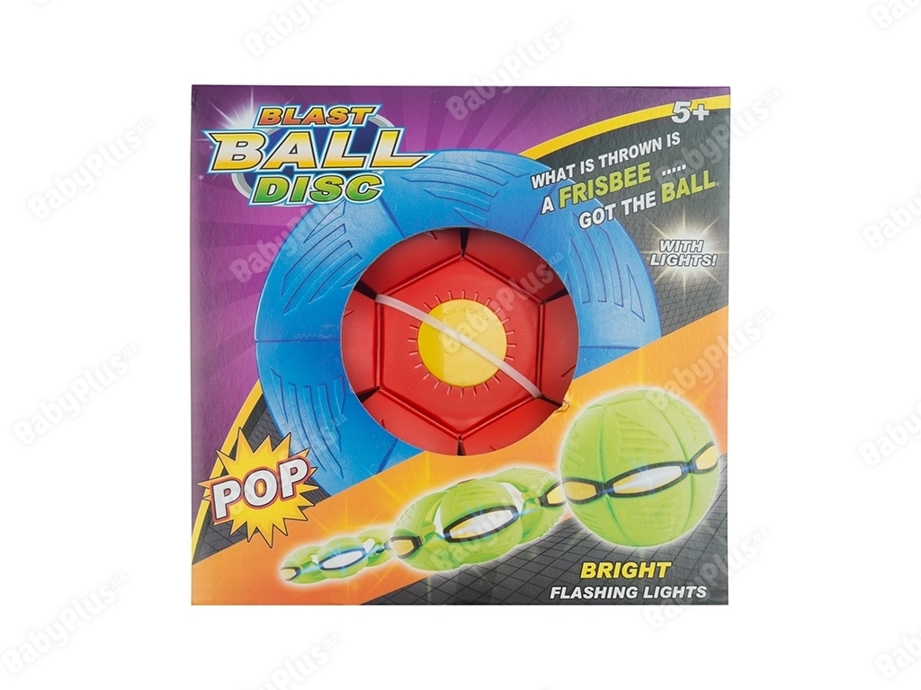 Летающий музыкальный мяч трансформер LED фрисби тарелка Blast Ball disk. Цена за 1 шт.