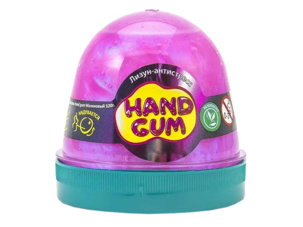 Лизун-антистресс Hand gum Малиновый 120 грамм. TM Mr.Boo 80104