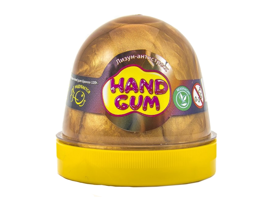 Лизун-антистрес Hand gum Бронза 120 грам. ТМ Mr.Boo 80103