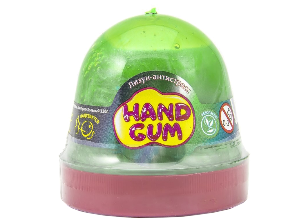 Лизун-антистрес Hand gum Зелений 120 грам. ТМ Mr.Boo 80100