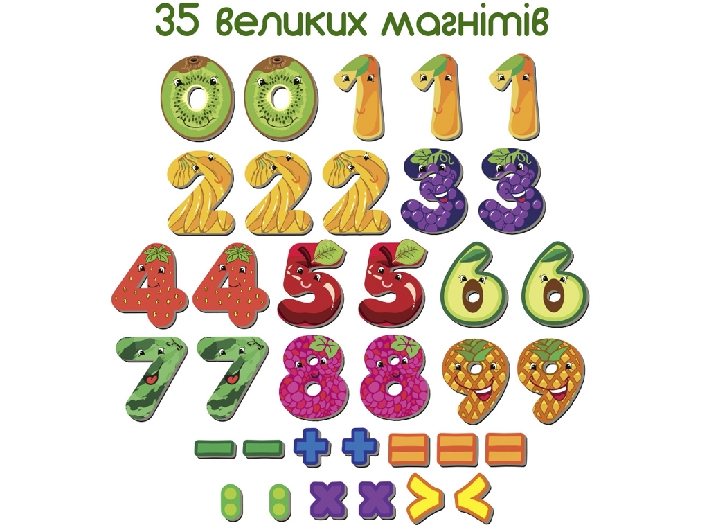 Магнітна гра Numbers. Magdum ML4031-38 EN