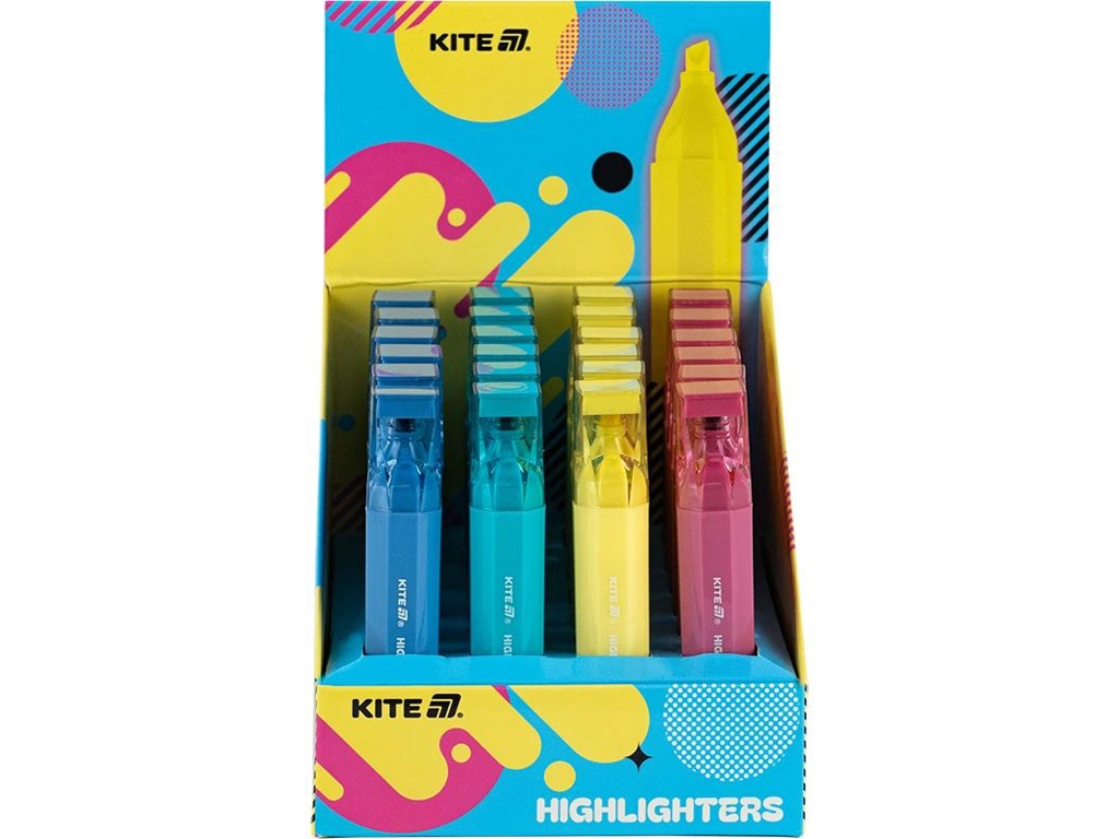 Маркер Highlighter Creative Trendy Colors, Kite