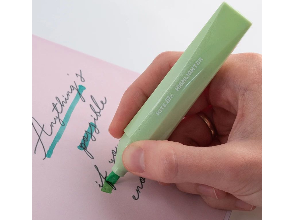 Маркер Highlighter Creative Glitter, Kite
