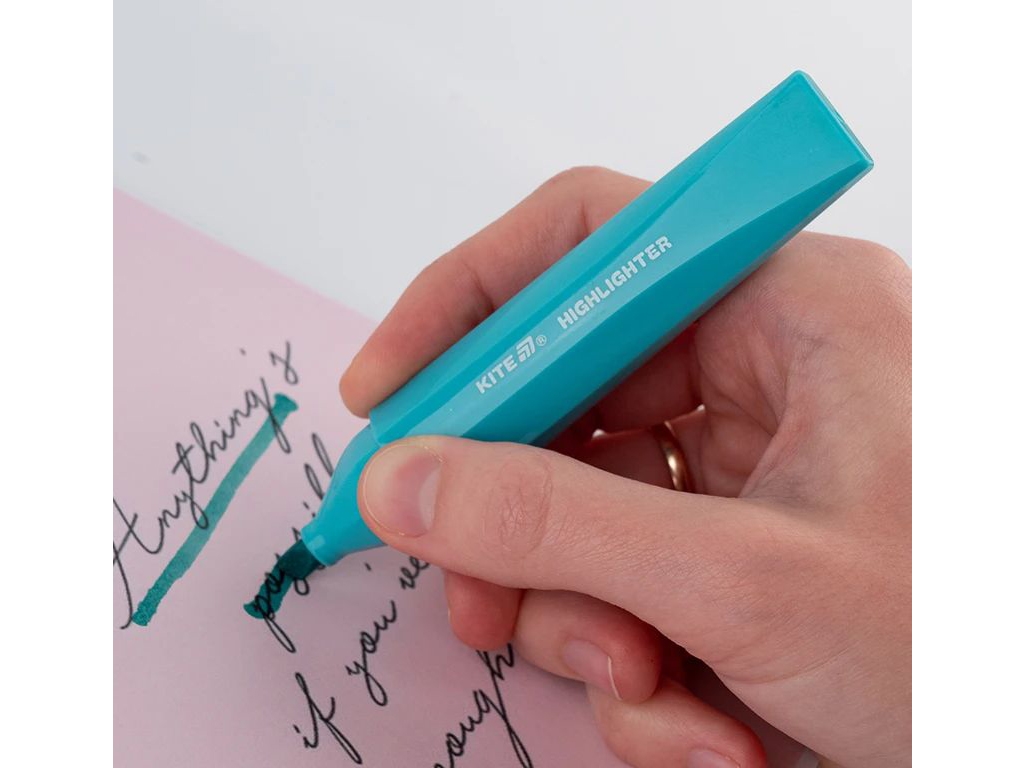 Маркер Highlighter Creative Trendy Colors, Набор из 4 цветов, Kite
