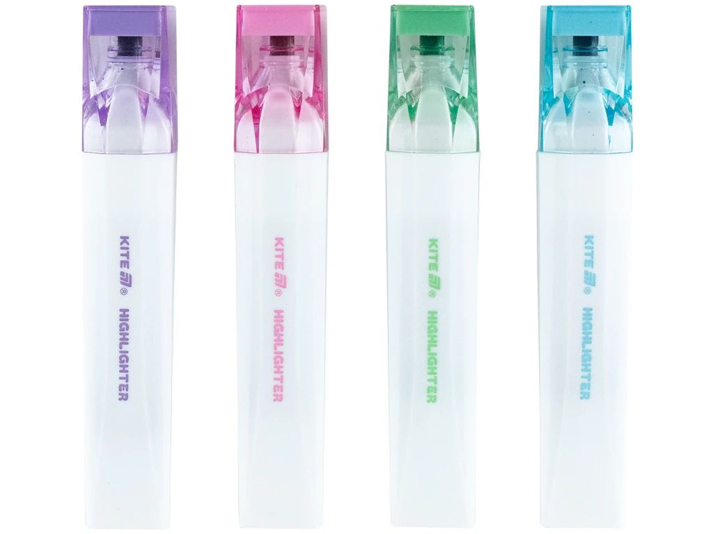 Маркер Highlighter Creative Pastel Colors, Набор из 4 цветов, Kite