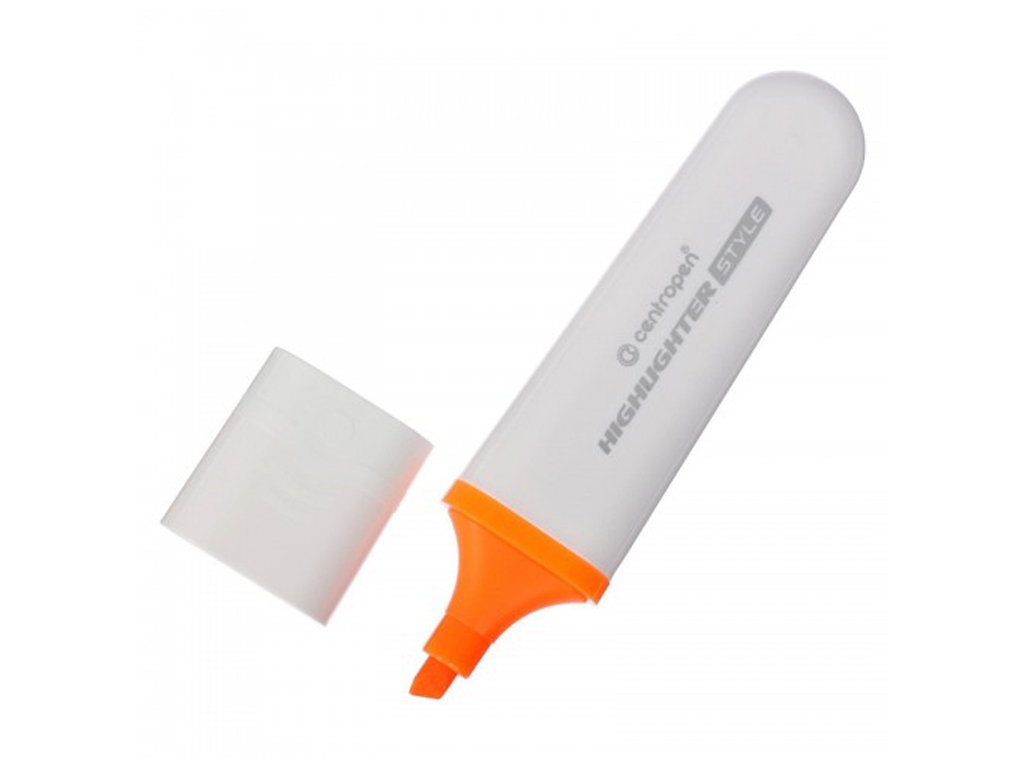 Маркер Highlighter Style клиновидный оранжевый 1-4,6 мм. Centropen 6252/52