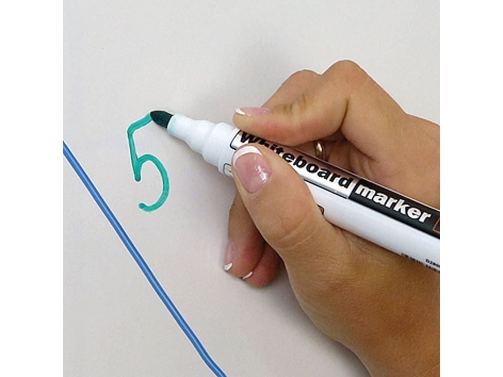 Маркер Axent Delta Whiteboard D2800-01, 2 мм, круглый, черный, Axent