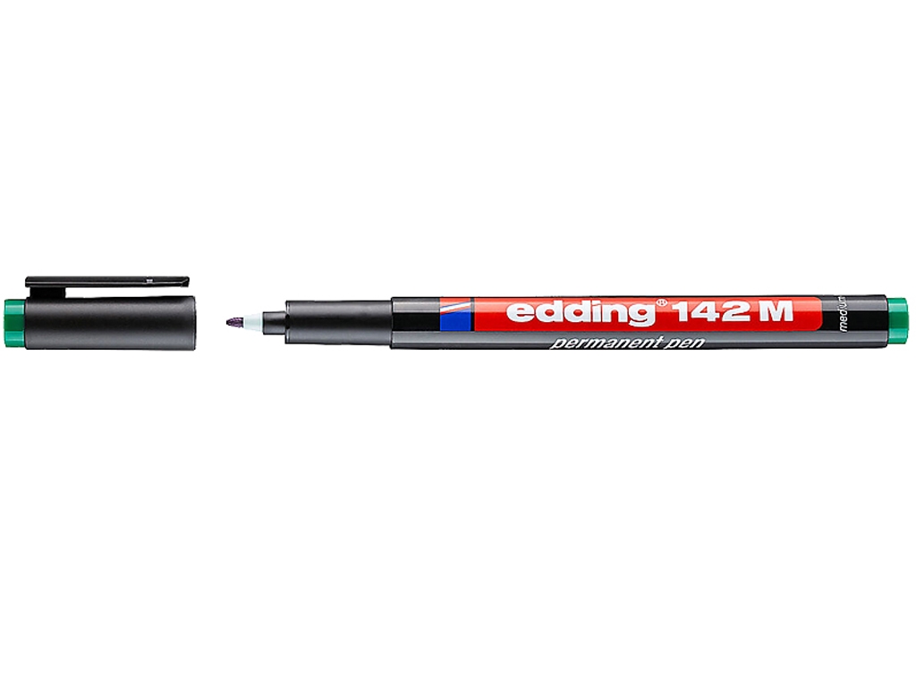 Маркер Permanent зеленый 1 мм. Edding e-142/004