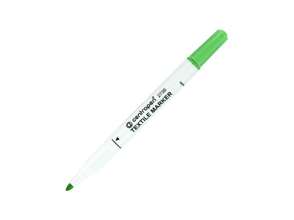 Маркер для ткани Textile желто-зеленый 2 мм, Centropen