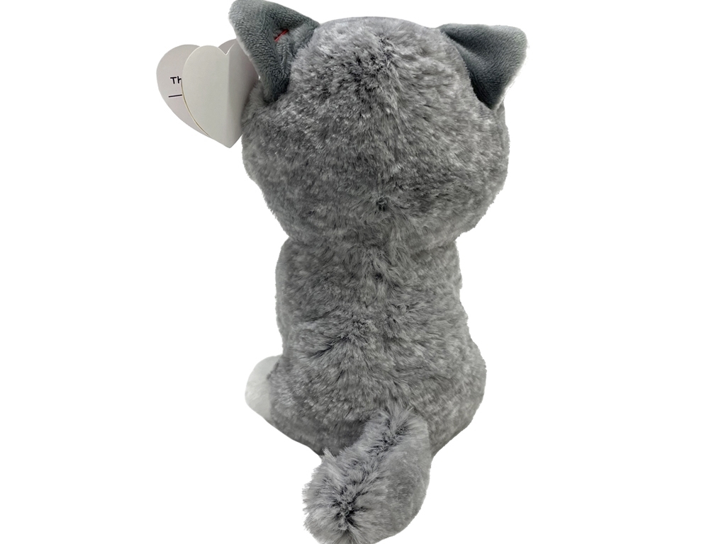 Купить Мягкая игрушка Beanie Boos Серый котик FERGUS. TY 36581